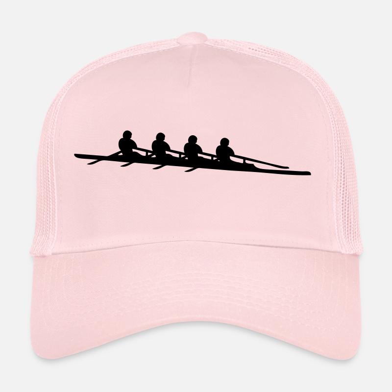 Rudern 4 Quad-Schädel scull Ruderboot Trucker Cap