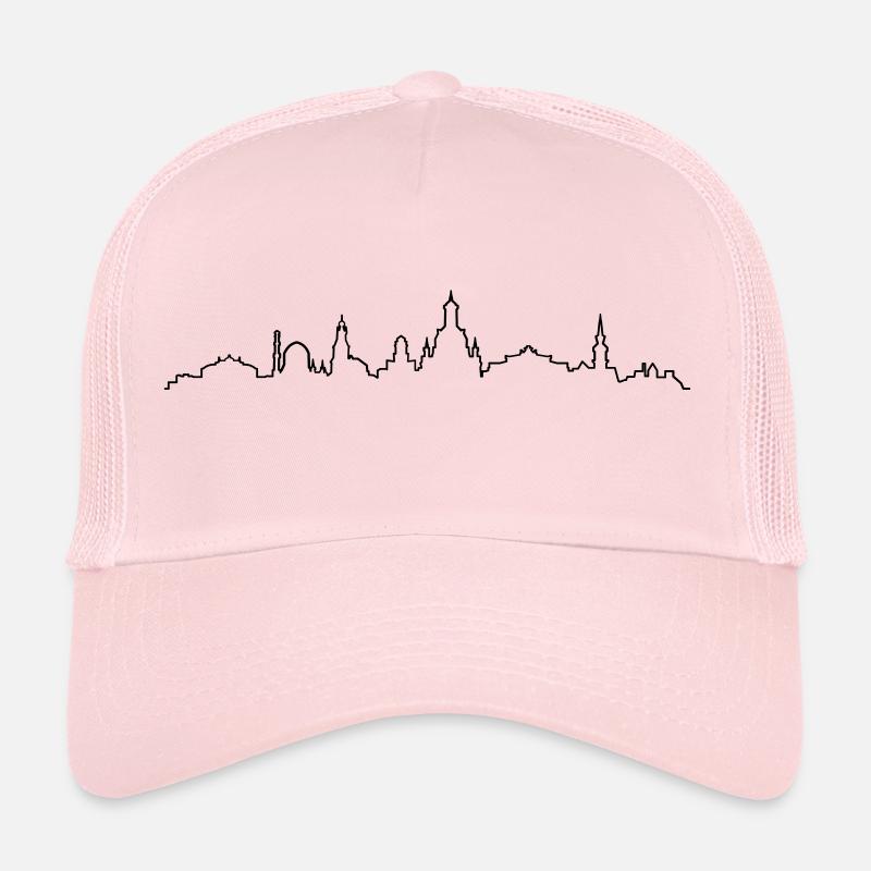 Skyline Dresden - Trucker Cap - Hellrosa
