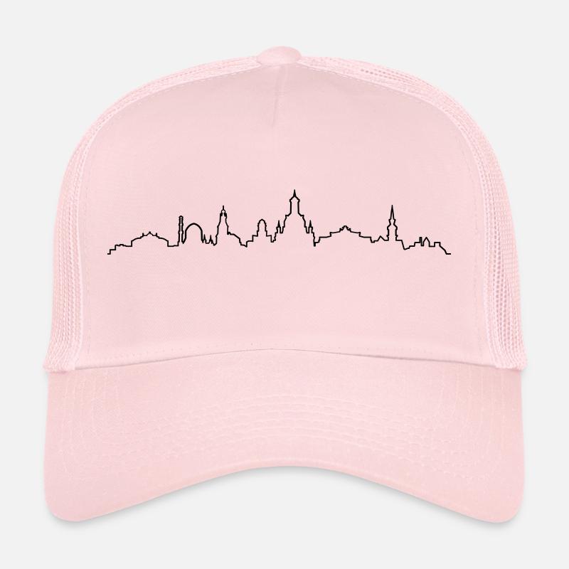Skyline Dresden - Trucker Cap - Hellrosa