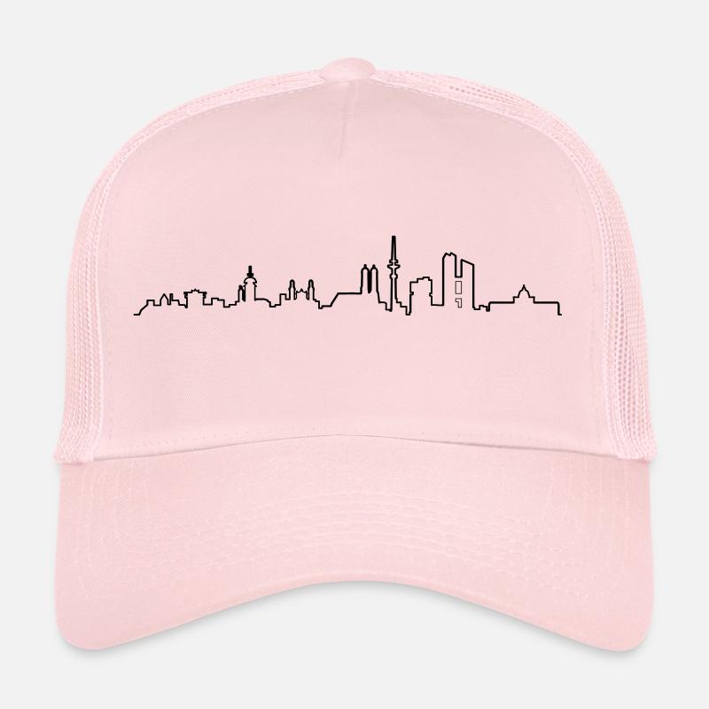 Skyline München - Trucker Cap - Hellrosa
