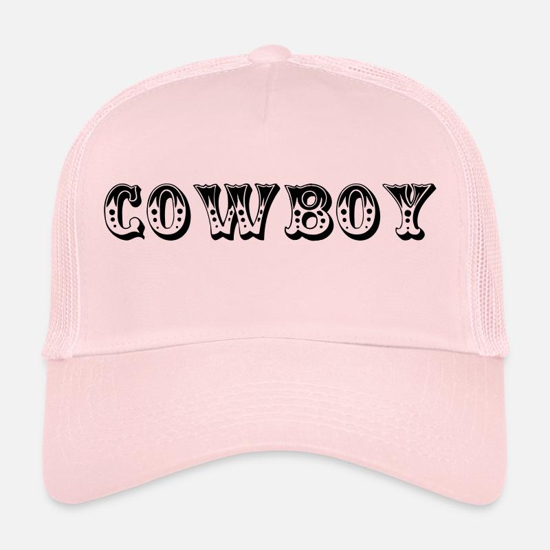 cowboy - Trucker Cap - Hellrosa