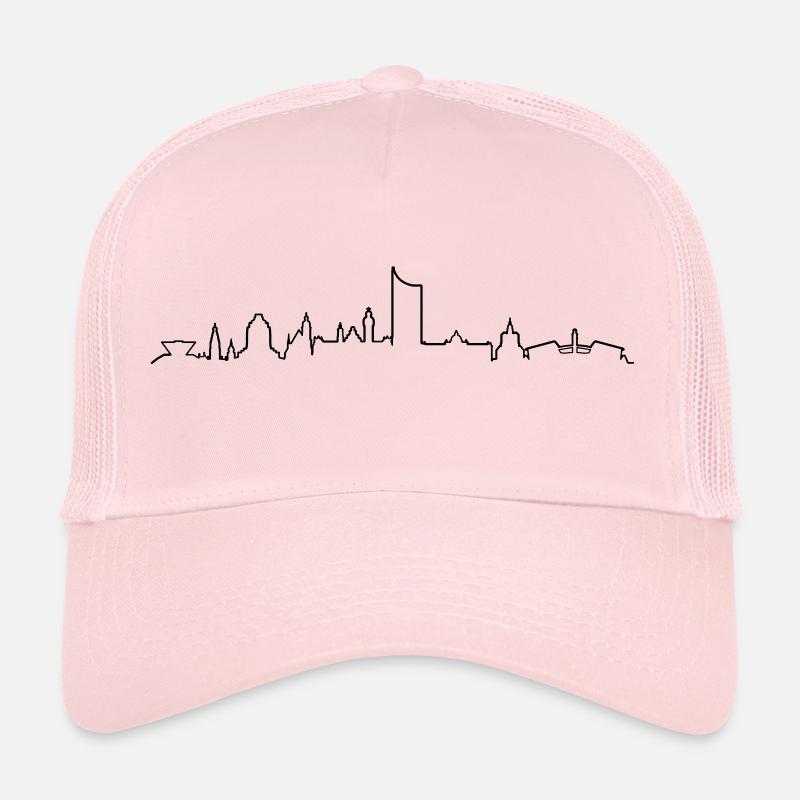 Skyline Leipzig Linie - Trucker Cap - Hellrosa