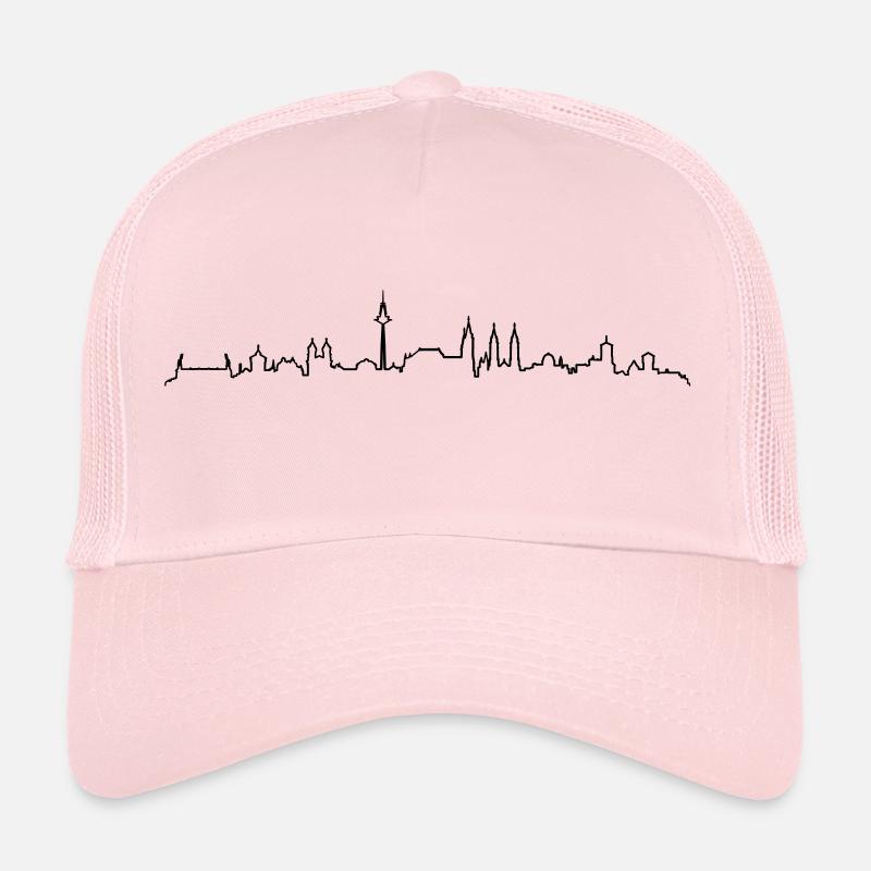 Skyline - Nürnberg - Trucker Cap - Hellrosa