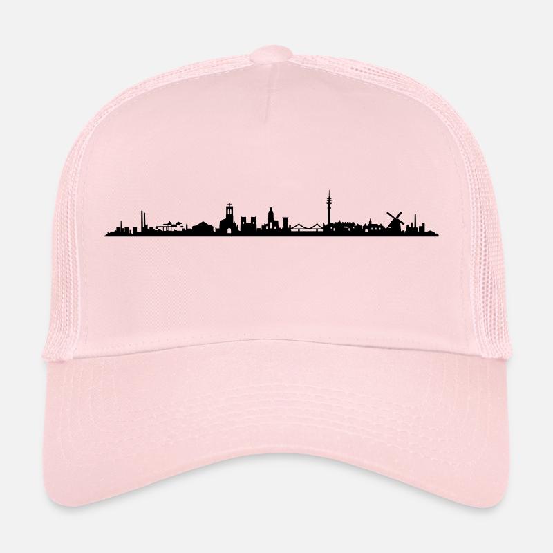 Skyline - Duisburg - Trucker Cap - Hellrosa