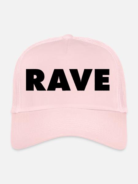 RAVE - Trucker Cap - pale pink - Front