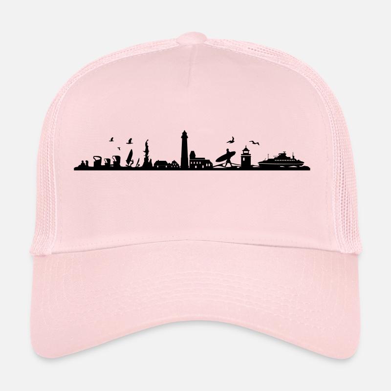 Skyline - Sylt - Trucker Cap - Hellrosa