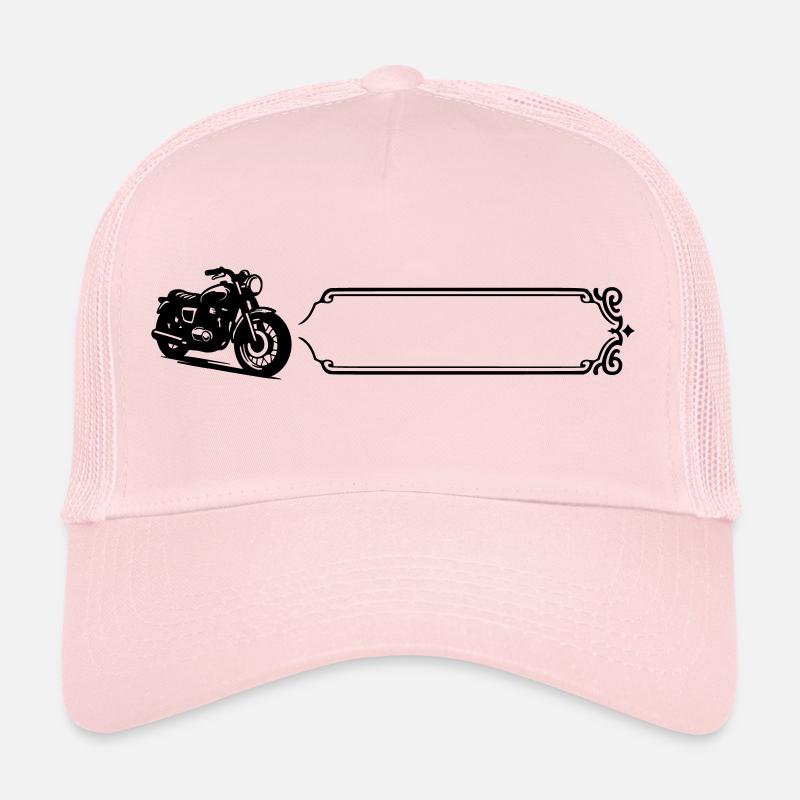 Motorcycle - Last name, first name Trucker Cap