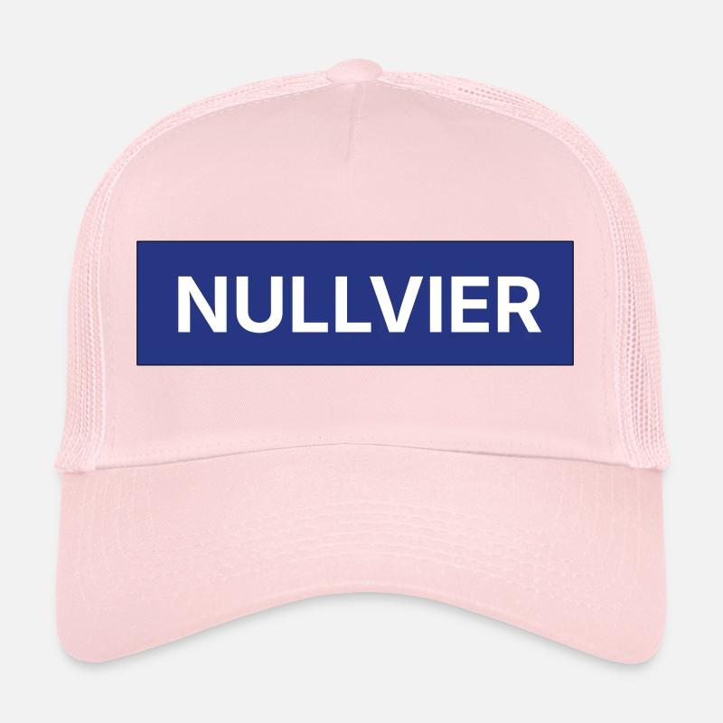 Nullvier Boxlogo - Trucker Cap - Hellrosa