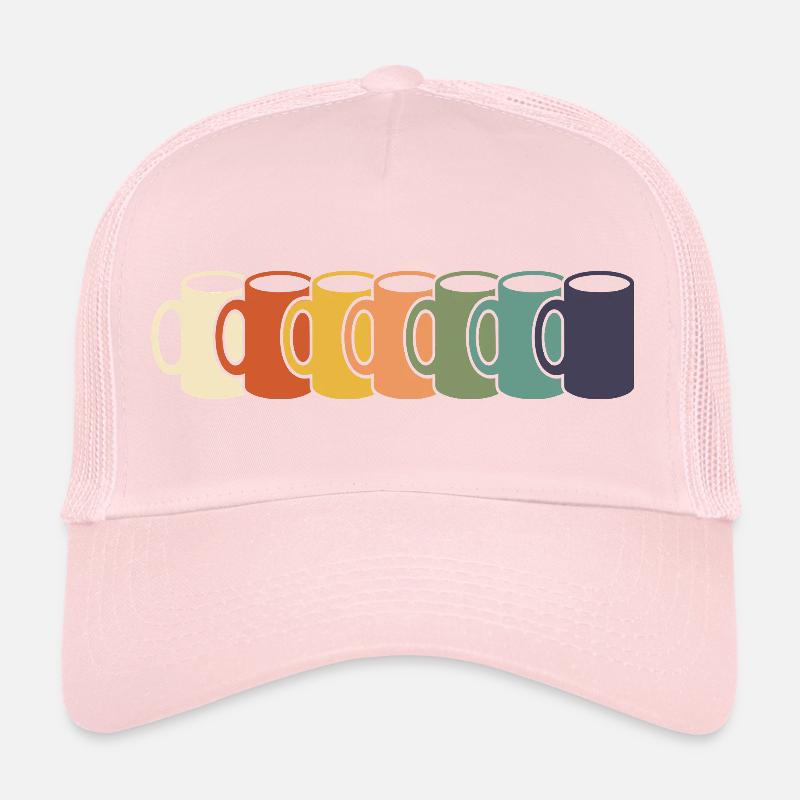 Rainbow Mug Row Trucker Cap