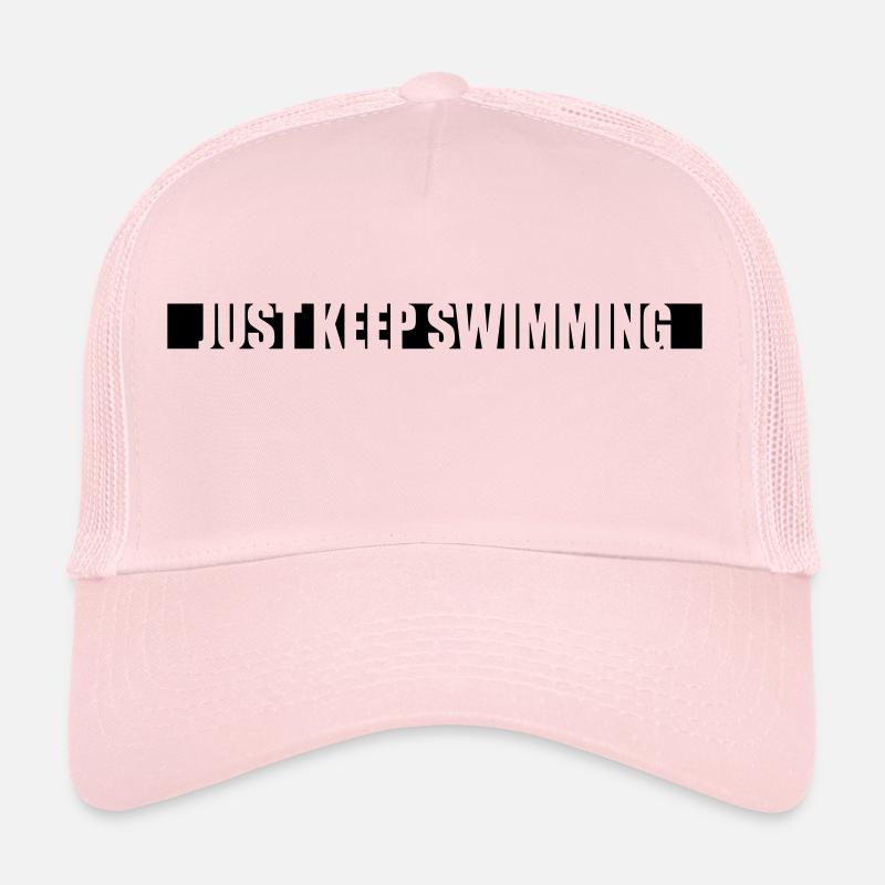 Continuez simplement à nager Casquette trucker 