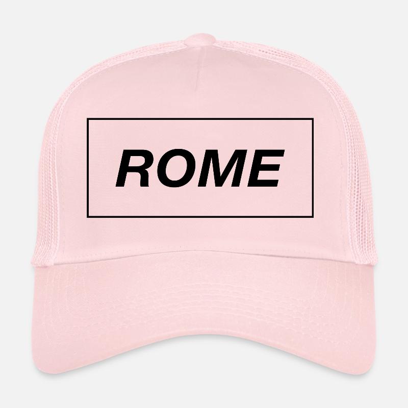 Rome - Rome - Casquette trucker - rose pâle