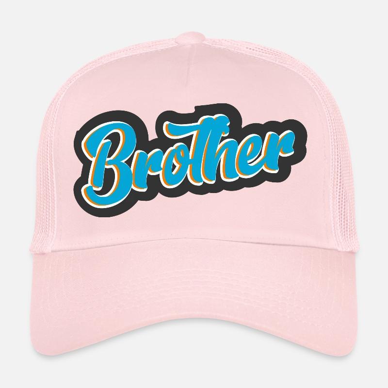 frère - Casquette trucker  - rose pâle