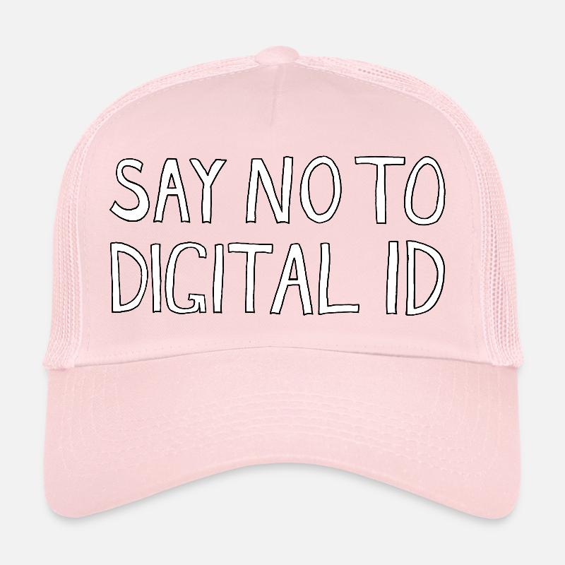 DITES NON À L’IDENTITÉ NUMÉRIQUE Casquette trucker 