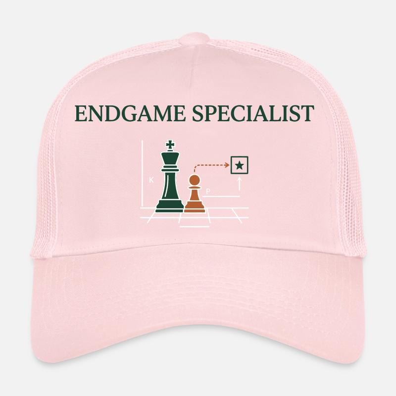 Analyse de Finale d'Échecs et Stratégie Avancée Casquette trucker 