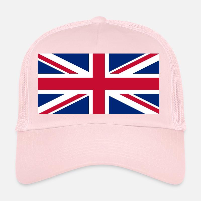 Rouge, Blanc, Bleu, Drapeau de l’Union Américaine britannique Casquette trucker 