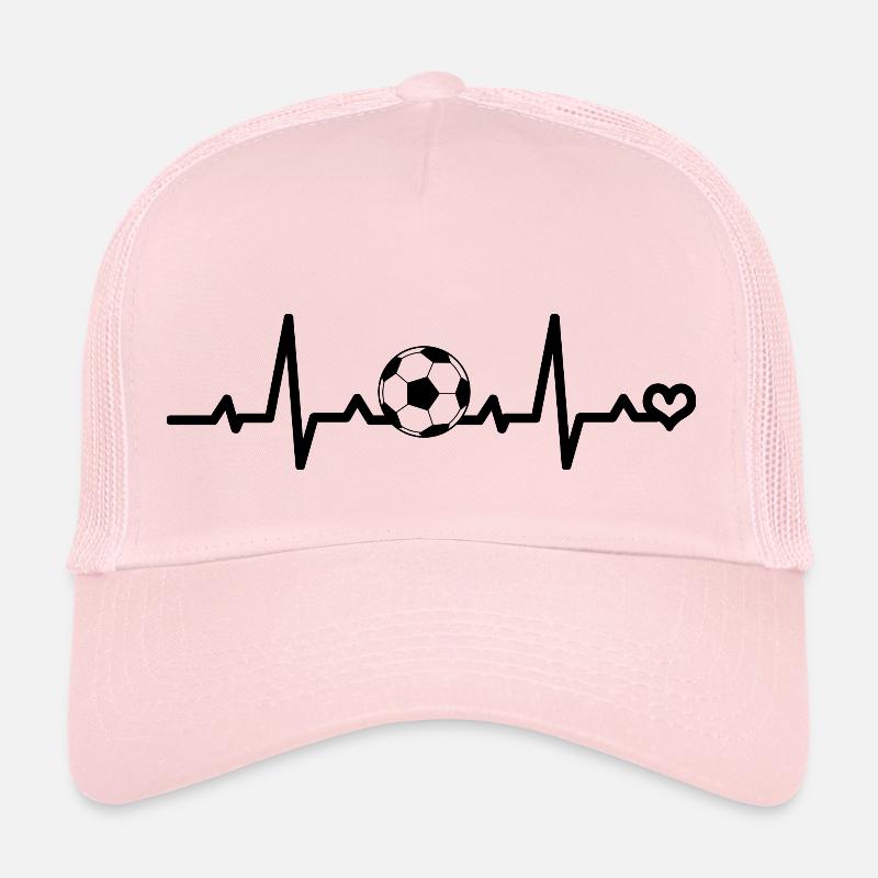 Fußball Herzfrequenz Trucker Cap