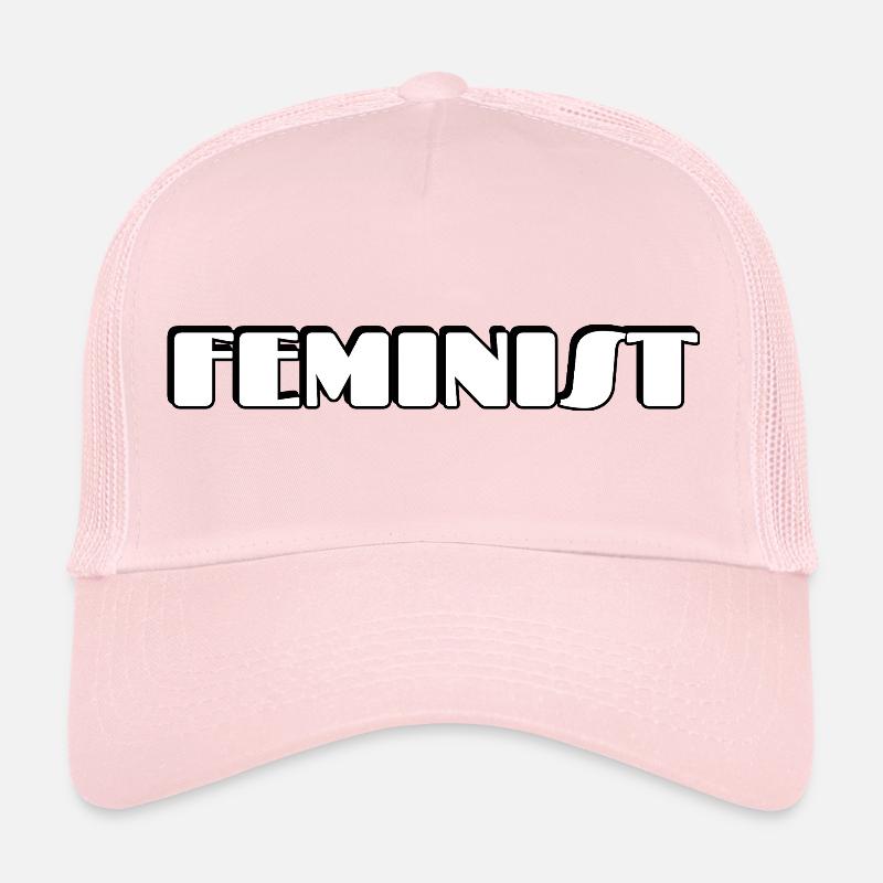 Feminist Bold Retro Text Trucker Cap