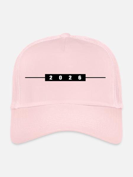 2026 Line - Trucker Cap - pale pink - Front