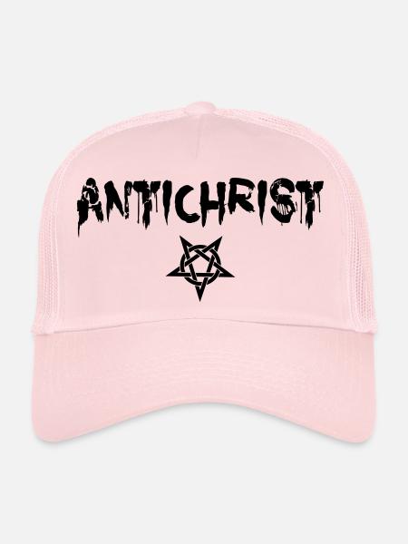 Antichrist - Lucifer - Trucker Cap - pale pink - Front