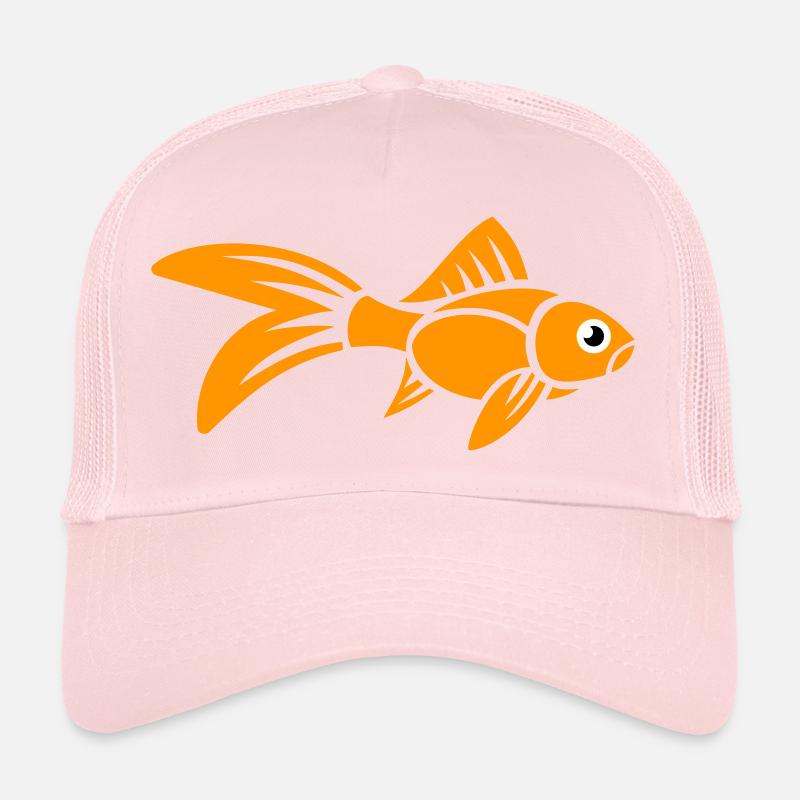 Stilisierter Goldfisch Trucker Cap