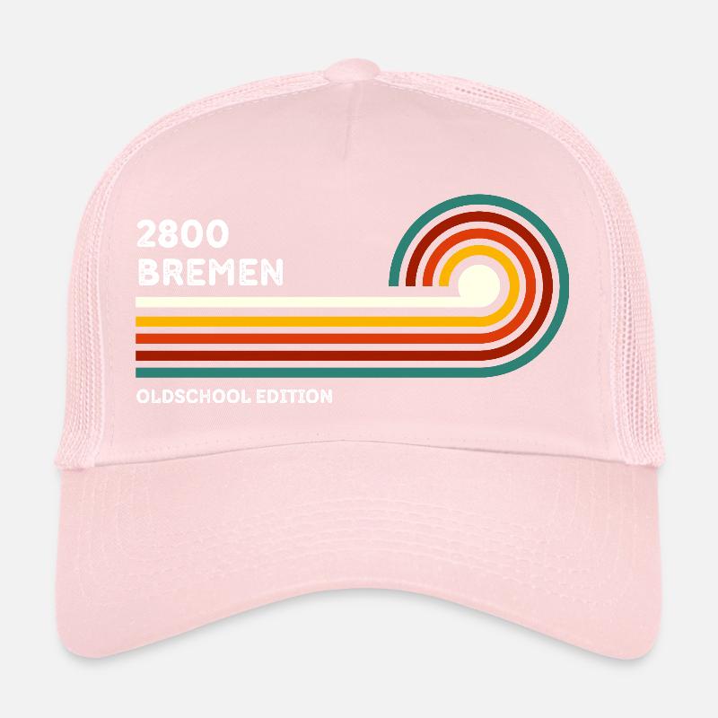 Bremen Retro Shirt 2800 Oldschool Code postal Casquette trucker 