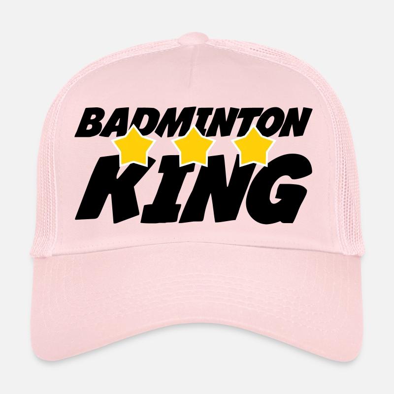 Le Roi du badminton Casquette trucker 