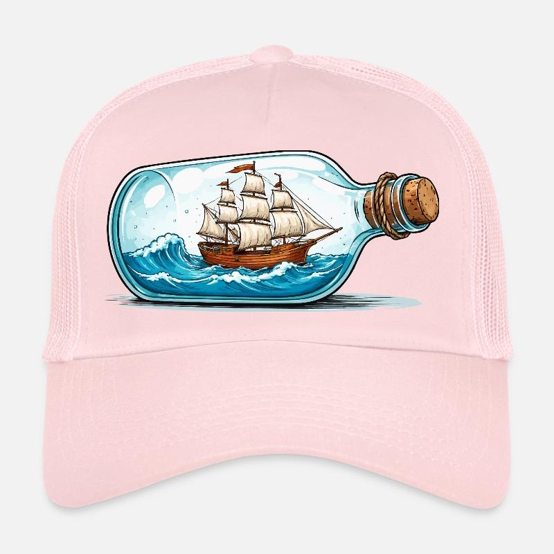 Ship model in bottle Trucker Cap