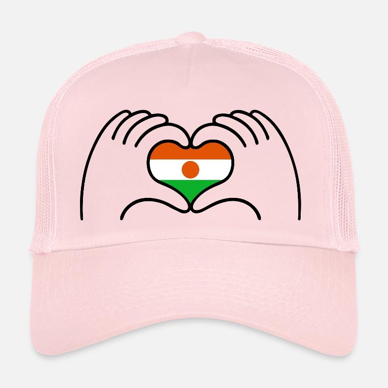 Coeur Niger Casquette trucker 