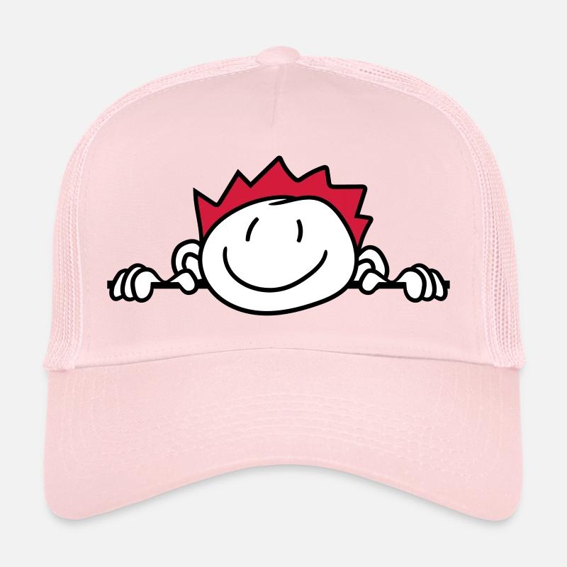 cache mur mur face face tête enfant peint kri Casquette trucker 