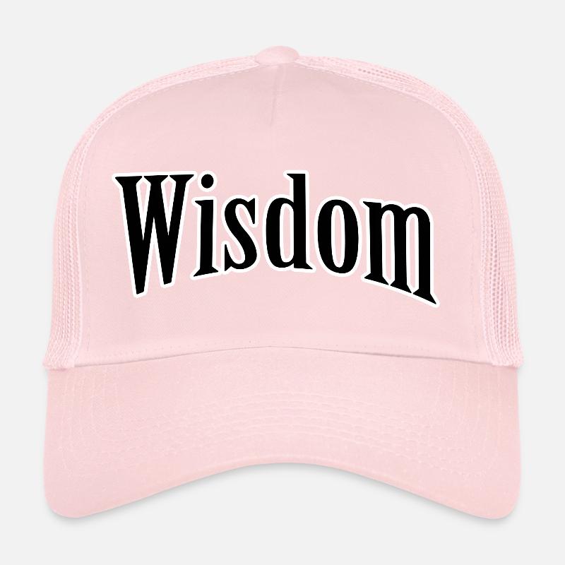 Wisdom Schriftzug Retro Trucker Cap