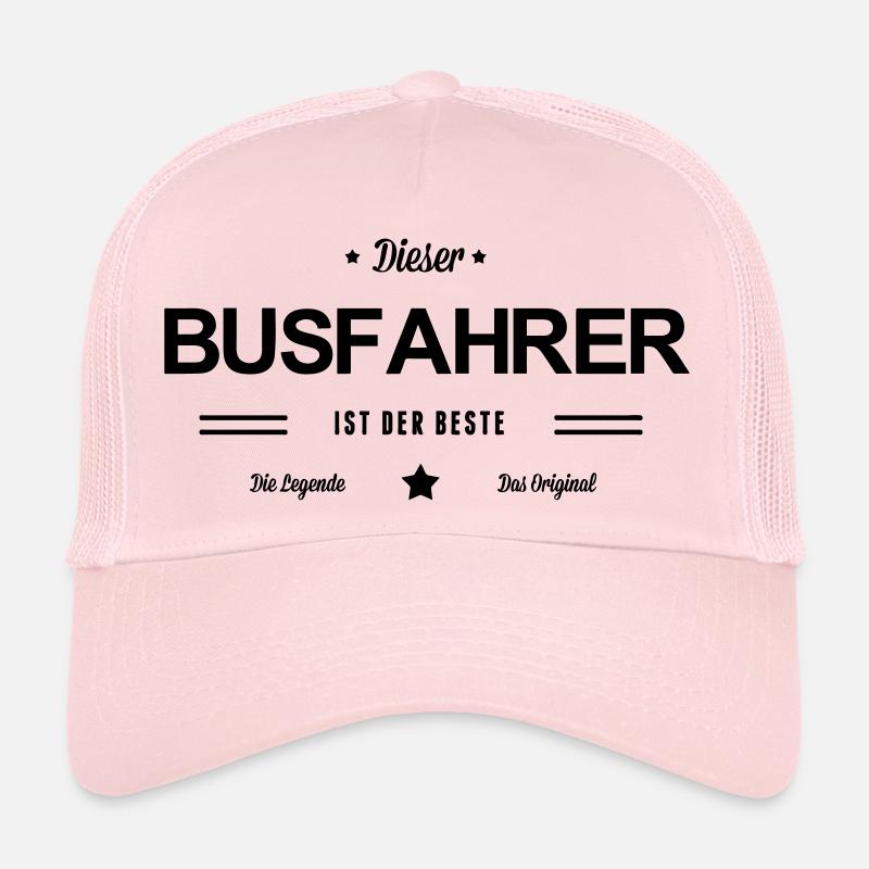 Bester Busfahrer - Trucker Cap - Hellrosa