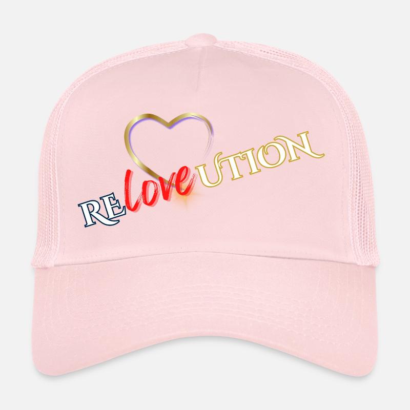 Liebevolution Herzrose Typo Trucker Cap