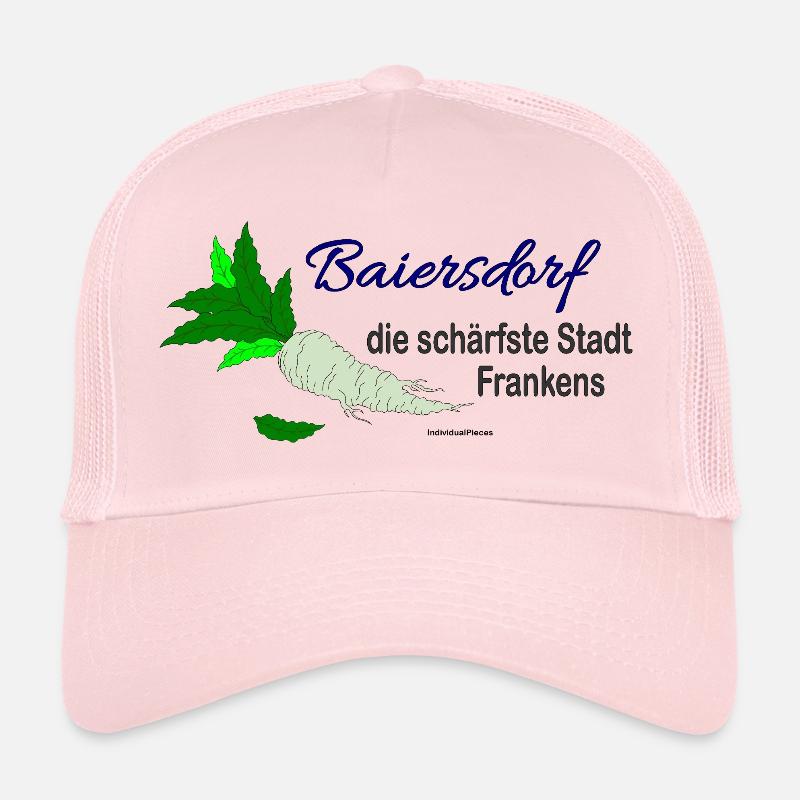 Baiersdorf - Casquette trucker  - rose pâle