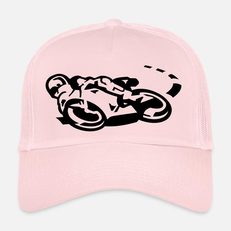 motoracer_neg - Trucker Cap - Hellrosa