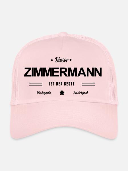 Bester Zimmermann - Trucker Cap - Hellrosa