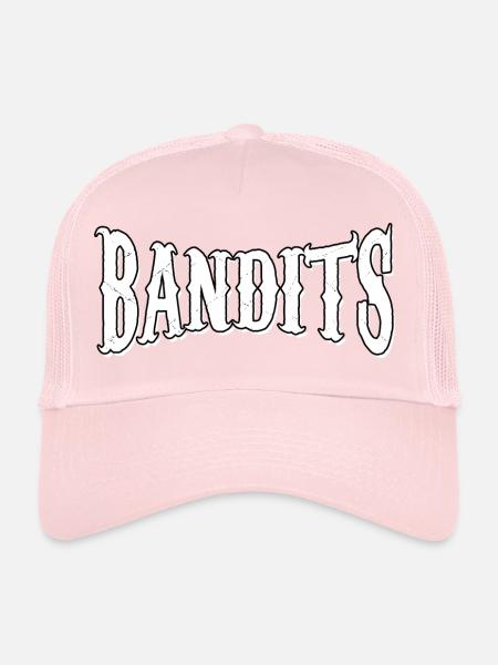Bandits - Casquette trucker  - rose pâle - Devant