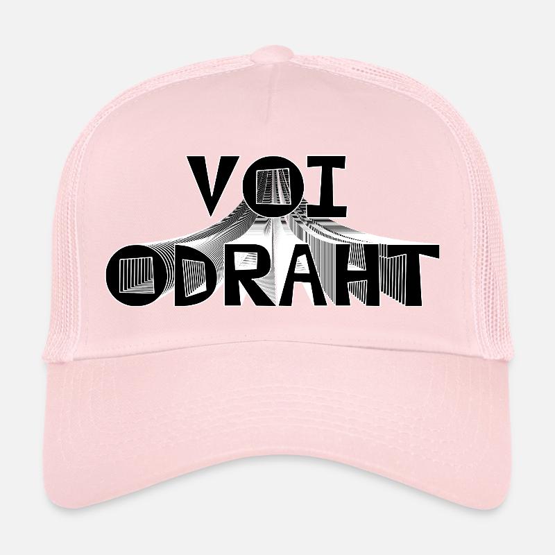 voi odraht - extrem schlau, gewifft, listig - Trucker Cap - Hellrosa