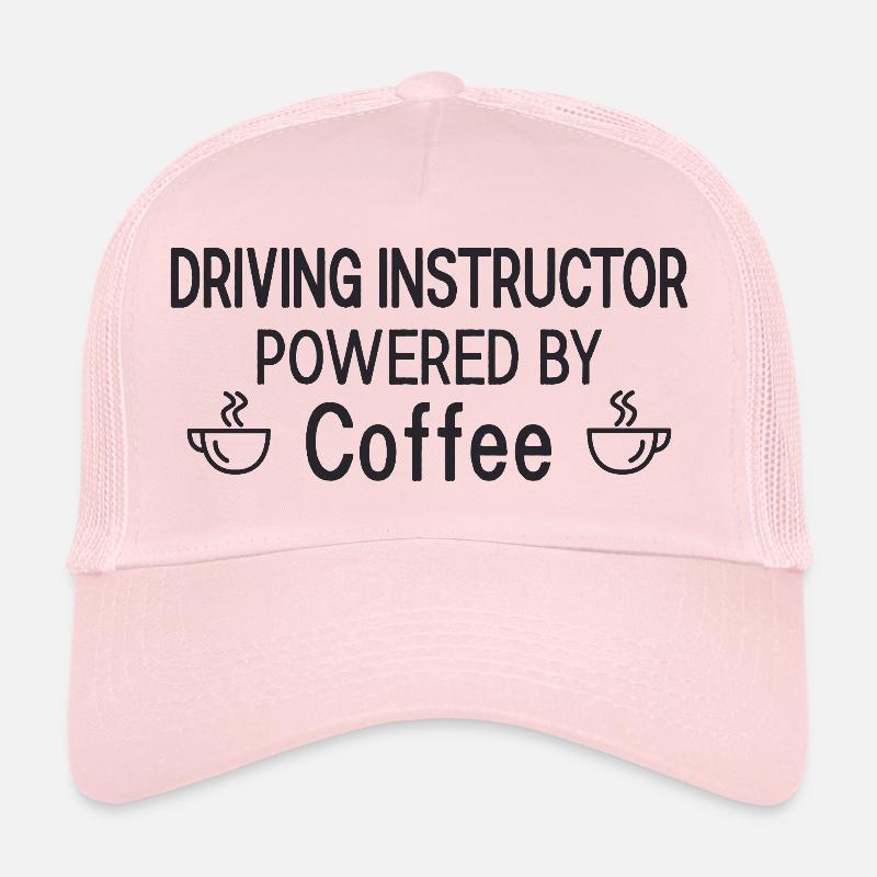 Instructeur de conduite alimenté par Coffee Drive Tutor Casquette trucker 