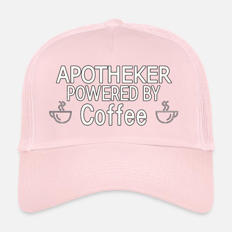 Apotheker Powered By Coffee Trucker Cap