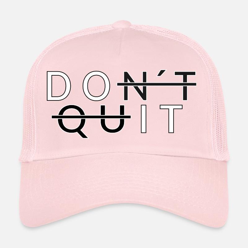 N’arrête pas _Do - Casquette trucker  - rose pâle