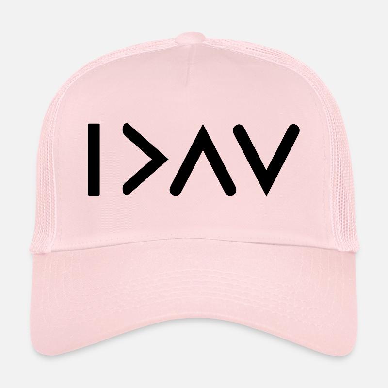 Je suis plus grand que les / mes hauts et des bas Casquette trucker 