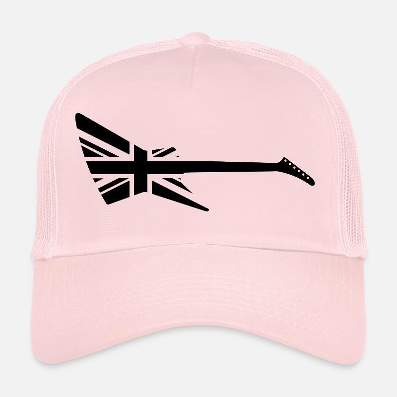Gitarren Union Jack Trucker Cap