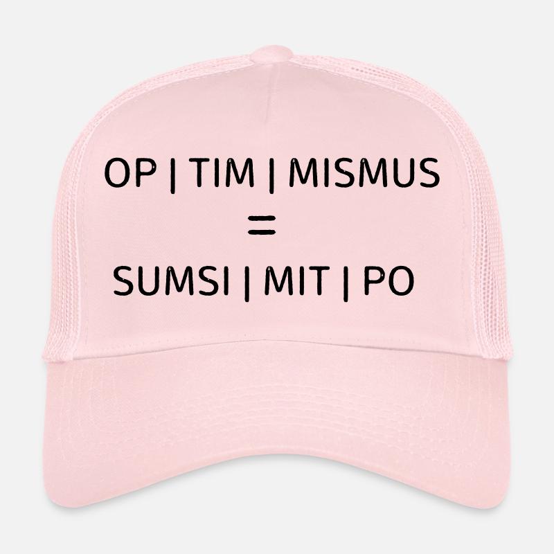 optimism - Trucker Cap - pale pink