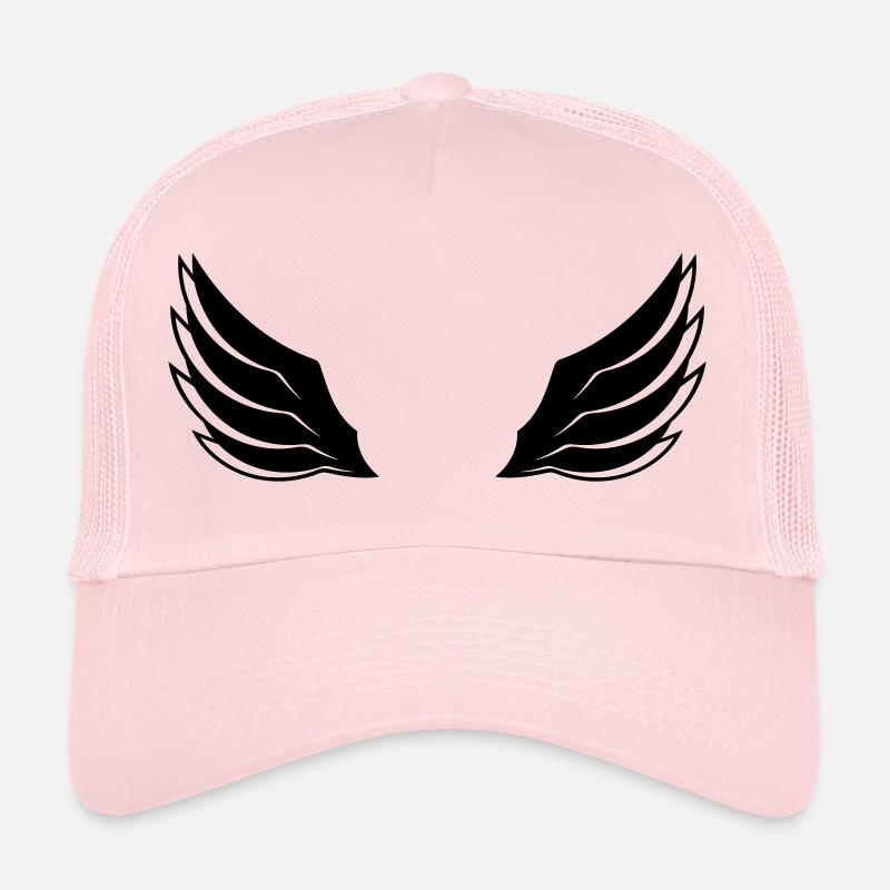 fly wing design logo feathers cool angel deco Trucker Cap