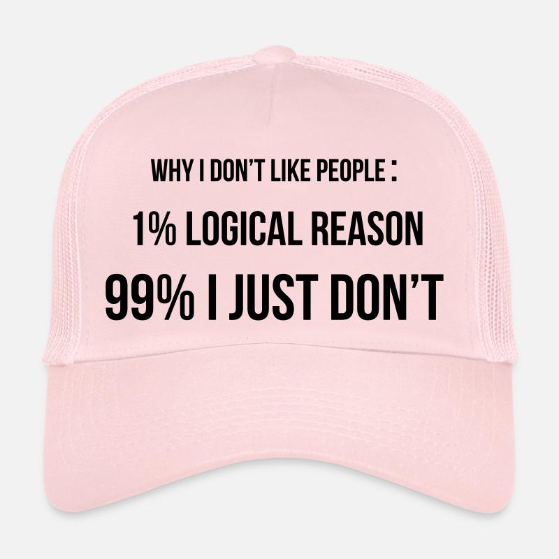 Don't Like People Trucker Cap