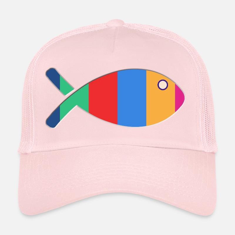 Colorful Fish Trucker Cap