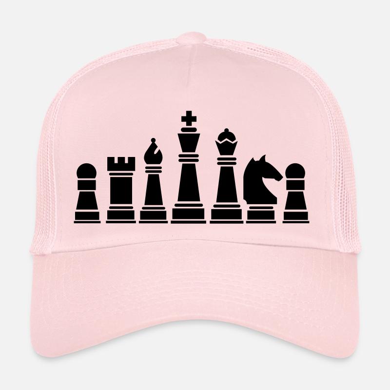 Pièces d’échecs Casquette trucker 