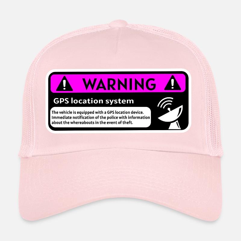 GPS-Standort-Alarm Trucker Cap