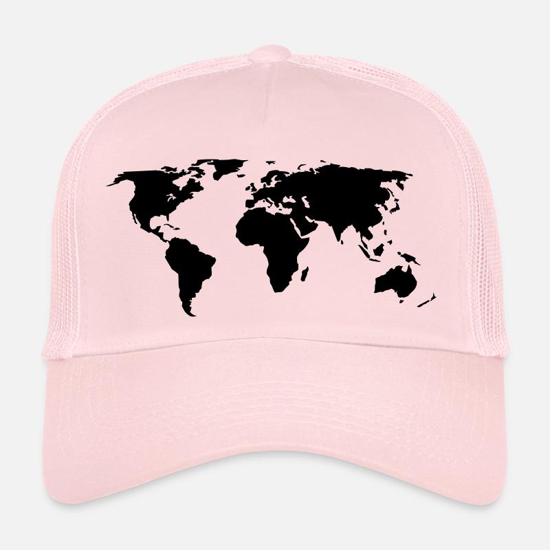 world map Trucker Cap
