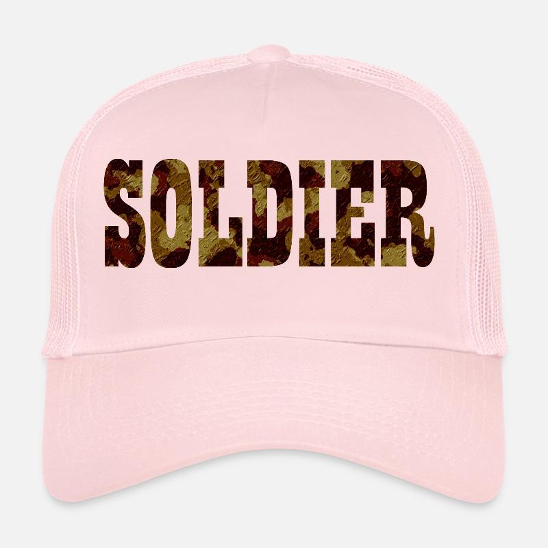 soldat camouflage Casquette trucker 